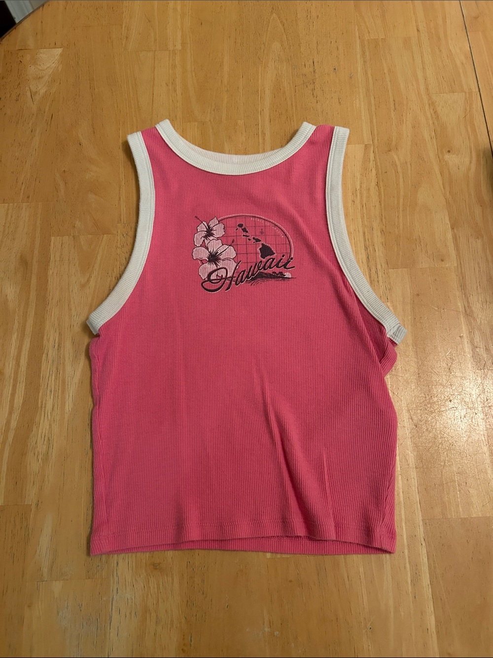 Hollister Pink Cropped Tank Top